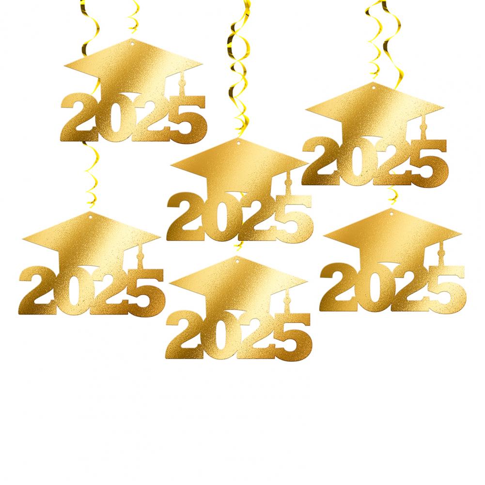 Graduation Hanging Decor Hanging Ornament Vibrant Graduation Hanging Swirl Decorations Easy to Hang Congrats Grad for Graduates