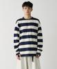 KNOUUN Stripe Long Sleeves (Navy)