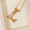 Letter A To Z English Letter Necklace Combination Name Couple Clavicle Chain  Unisex