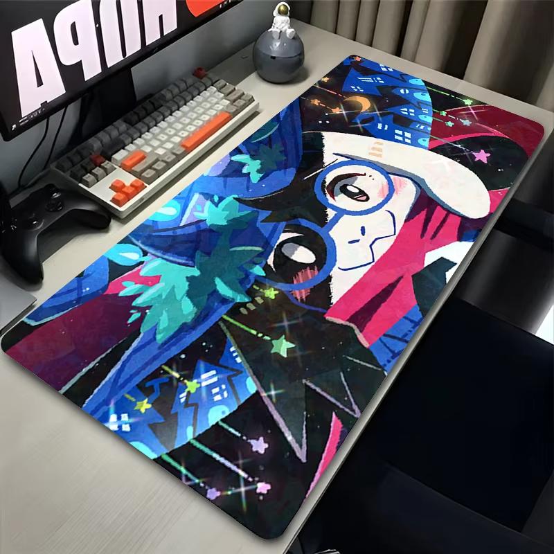 Mauspad Computer Gaming Zubehör Cooles HD-Mauspad Gummi Erweitertes Schreibtischunterlage Laptop Gamer J-jujutsu Kaisen Gojo Tastaturpad