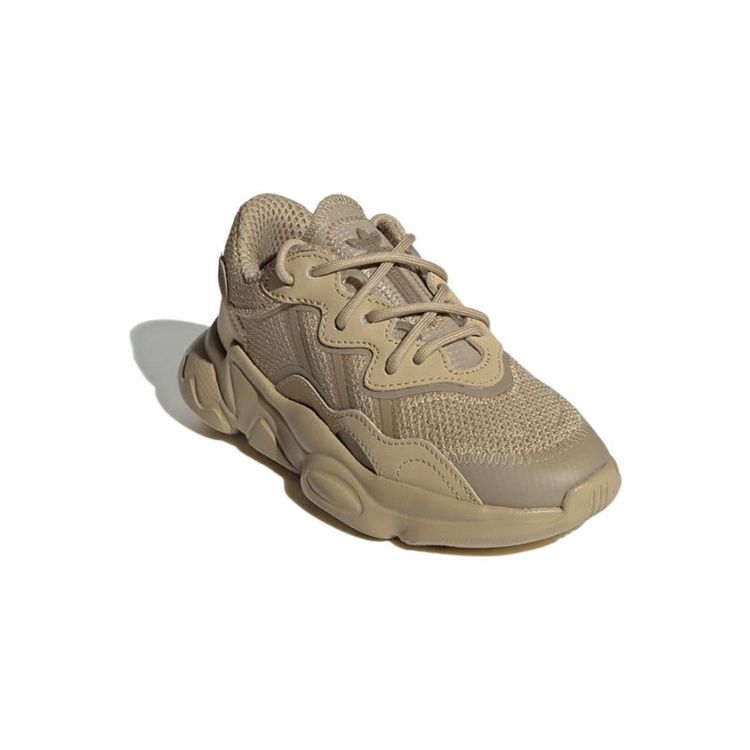 Adidas Originals Ozweego Comfortable Non-Slip Wear-Resistant Breathable Low-Top Sports Casual Shoes Kids Sneakers Brown GX1644