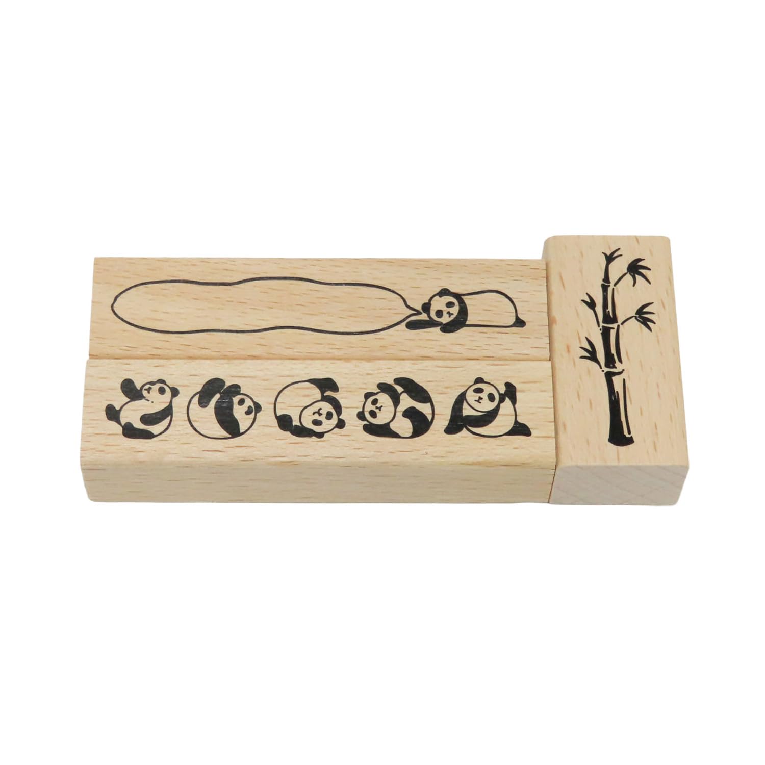 

Taiyo Tomar Panda Rubber Stamps (3-Pack) RT-panda-S09