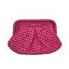 Stroh Wolken Clutch Tragbare Schulter Crossbody - Lässig Outdoor Strand Urlaub Kette Riemen Damen Crossbody Tasche