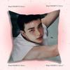 Singer HHyunjinS Pillow Case Plush Fabric Soft Pillowcase Double Sided Print Sofa Cushion Cover Throw