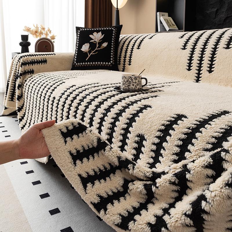 Sofa Throw All-Season Plush Style   Zebra