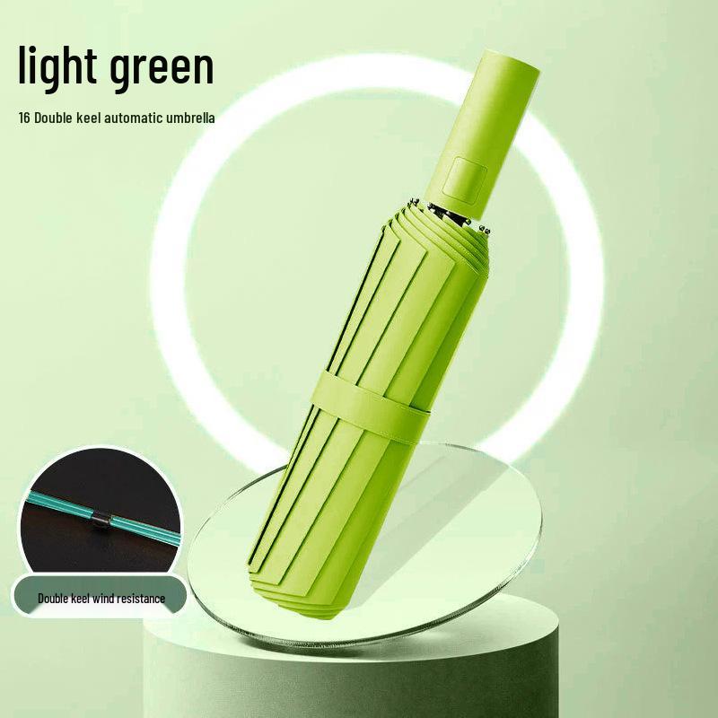 "Large Fully Automatic Folding Umbrella for Sun and Rain, High-Grade Men's Dual-Use Parasol"
