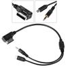 3.5mm Connector Cable AUX Charging Cable 12cm 4.7in Fits for Benz S  SL CLS Class AMI MMI Interface