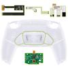 Not a eXtremeRate Back Paddle Program Clear Plastic Rise Remap Kit for PS5 Controller Upgrade Board and Redesigned Back Case Back Button Attachment