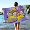 Cartoon The Fairly OddParentsS Bath Towel Microfiber Soft Water Absorbing Breathable For Girl Kids Decorative Beach Towel