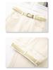 2025 Women's Yellow High Waist Straight Leg Jeans - Slimming, Cropped, Loose Fit for Spring/Autumn