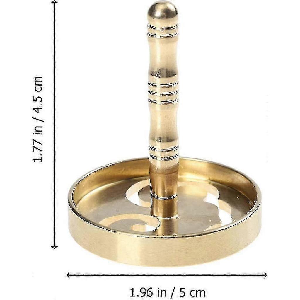Incense Press Mold Brass Incense Ash Press Seal Incense Making Tool Kit Lotus Incense Cone Molds For Diy Fragrance Accessory (golden A) - RIpj