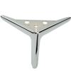 Anchor Elegant Furniture Leg, Silver Chrome, Height 12 Cm