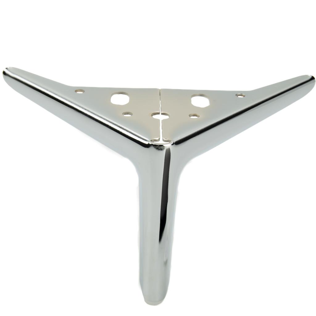 Anchor Elegant Furniture Leg, Silver Chrome, Height 12 Cm