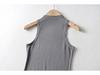 Women's Winter European & American Style Sleeveless Semi-High Neck Top