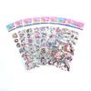 8 Sheets/Pack Cartoon Unicorn 3D Puffy Stickers for Kids Reward Scrapbook Sticker Notebook Decoration