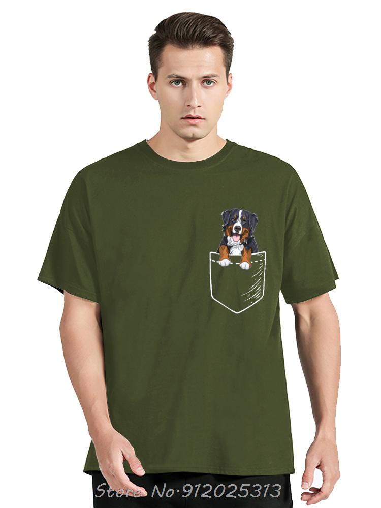 

Смешная графика бернского зенненхунда, хлопковые футболки, унисекс, с круглым вырезом, модная повседневная футболка, свободная, оверсайз, уличная одежда, футболка 4XL