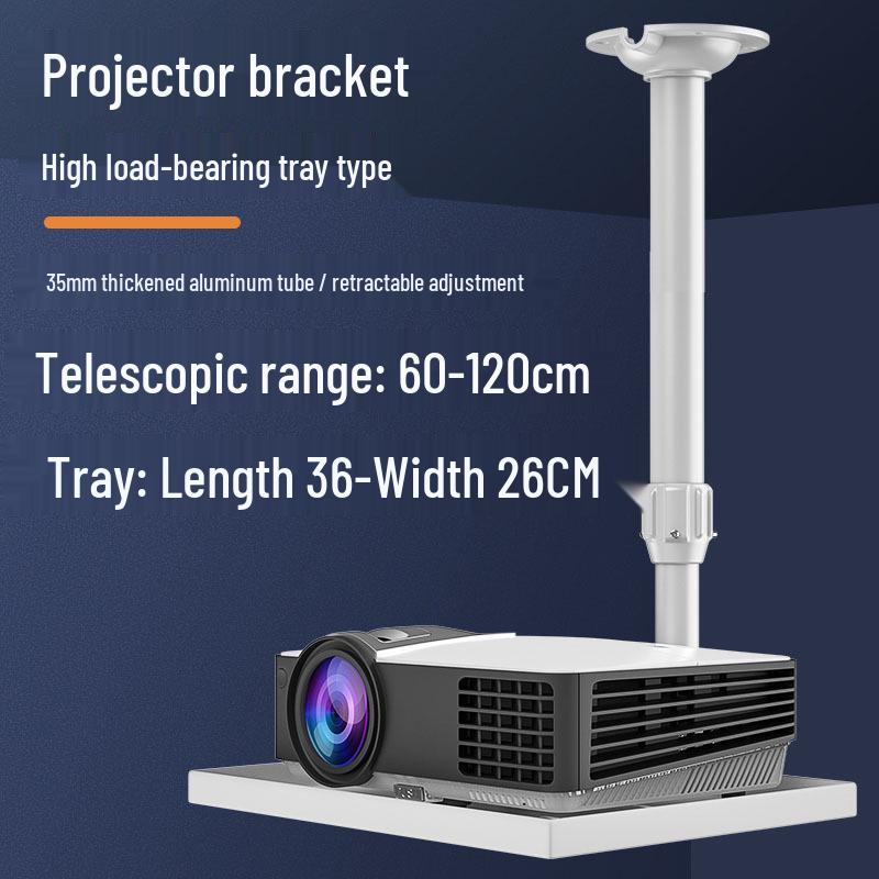 Retractable Wall-Mounted Ceiling Projector Bracket Shelf
