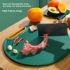 Durable, Mold-Resistant PE Stand-Up Cutting Board - Food-Safe, Compression-Resistant, Round Plastic Chopping Panel