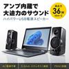 Sanwa Supply High-Power USB Powered Speaker MM-SPL19UBK