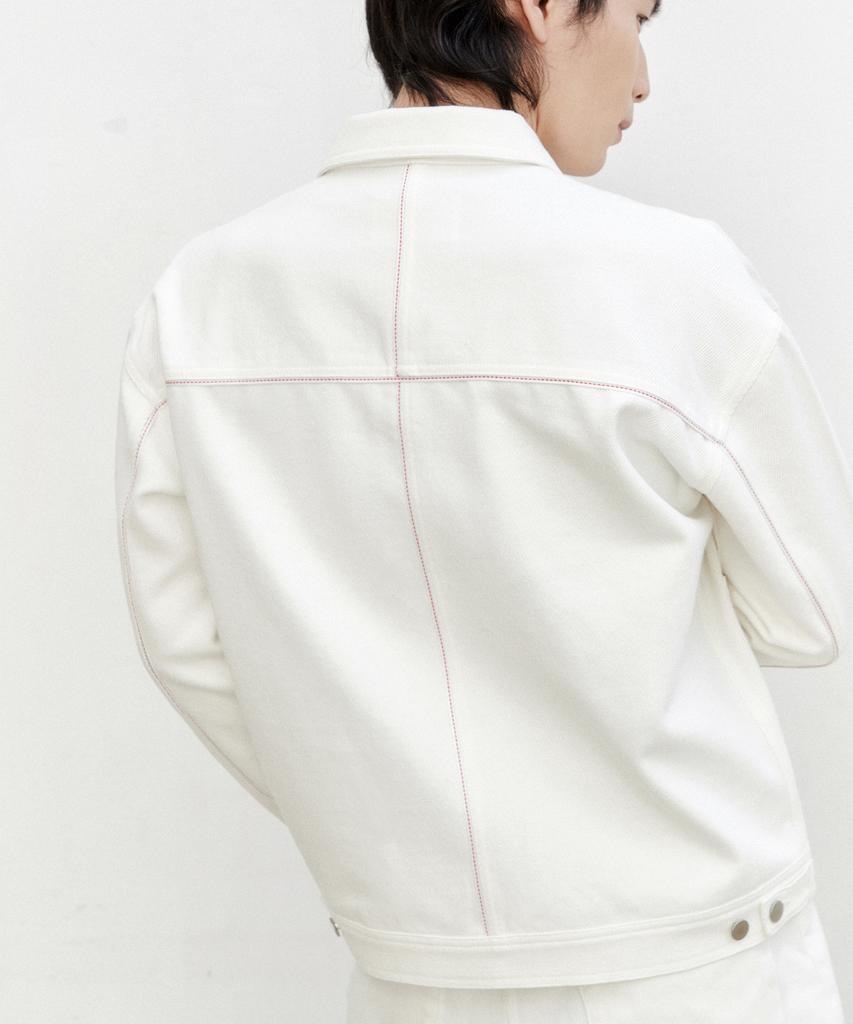 Density Church Denim Jacket_Optic White