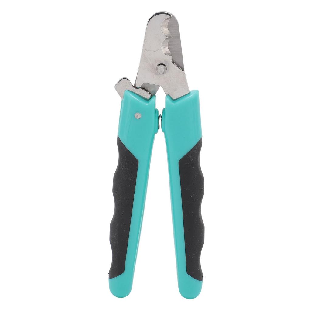 Haustier-Nagelknipser mit doppelten runden Löchern, Klingen aus Edelstahl, ergonomischer Krallenschneider für Katzen, Hunde, Kätzchen