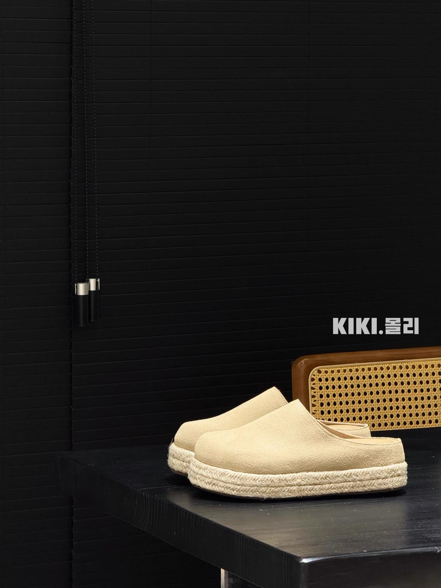 

Retro straw-woven baotou slippers women s 2025 summer new round head thick-soled one-pedal versatile Muller cool slippers 35