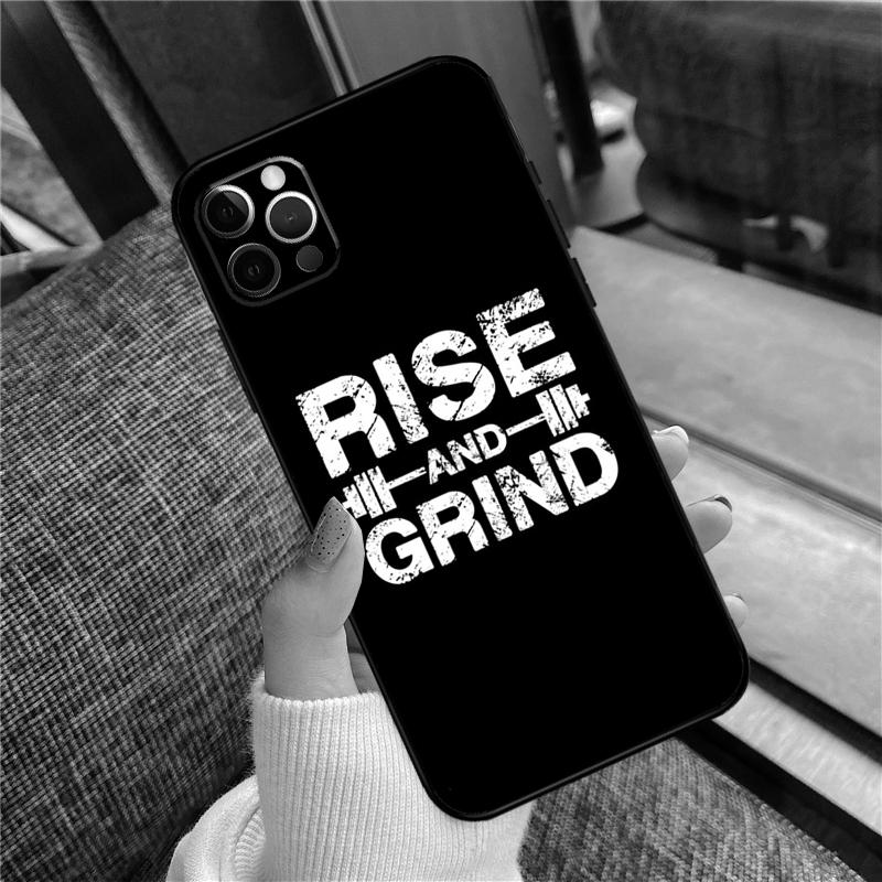 Bodybuilding Gym Fitness Phone Case For iPhone 16 15 13 12 11 14 Pro Max 12 13 mini XR 15 16 Plus 16e Cover Shell