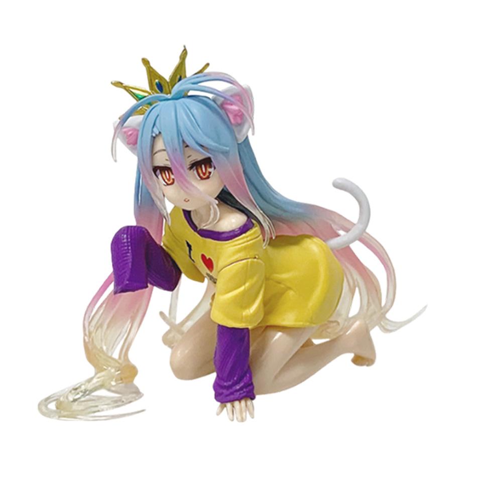 

Anime TAiTO NO GAME NO LIFE Shiro PVC Figures Desktop Cute Ornaments Collection Models Toys Kids Christmas Holiday Gift In Stock