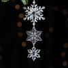 New Year Hanging Acrylic Decorations Crystal Christmas Tree Ornaments Pendant