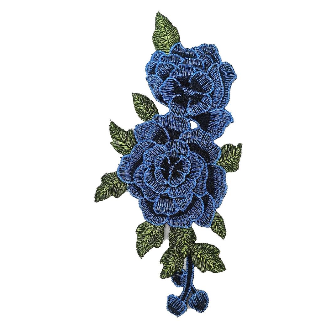 Etnický styl Květinová Vyšívaná Síťovaná Límcová Aplikace pro Taneční Kostýmy