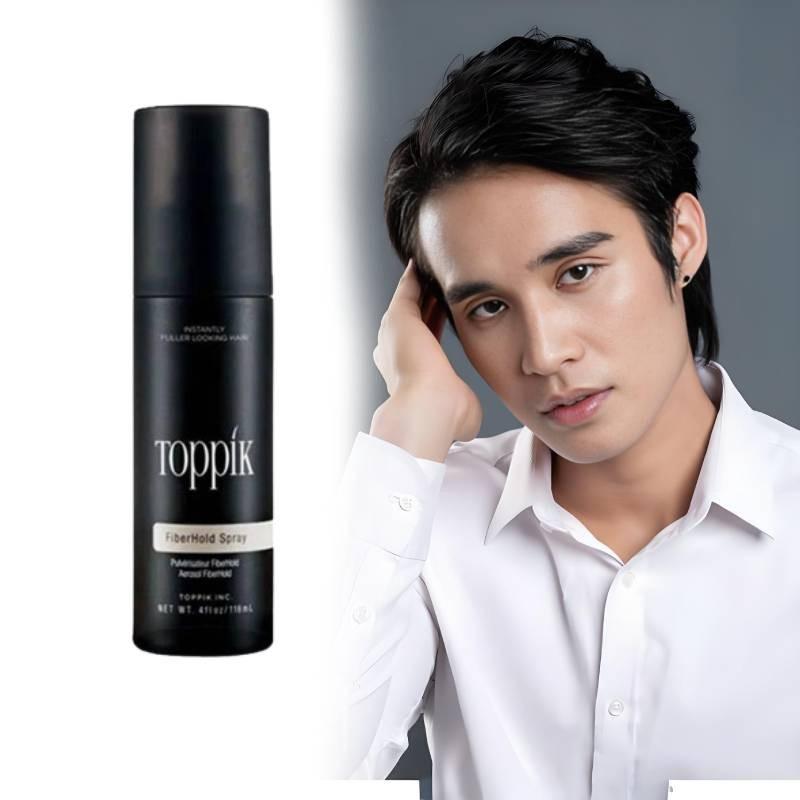 Toppik Hair Building Fibers For Men And Women Thickening Hairline And Concealing Bald Spots In Black Color