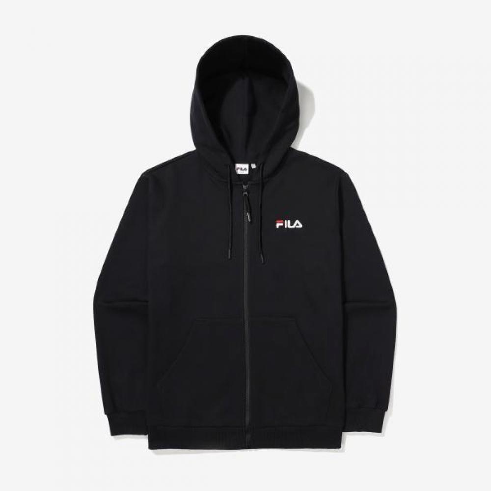 Fila Basic Linear Hoodie Zip Up Uni blacks/105