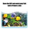 Wifi Fjernkontroll APP Kontroll Automatisk Akvarium Fiskboks Mater Tidsinnstilling Timer Justerbar Mat
