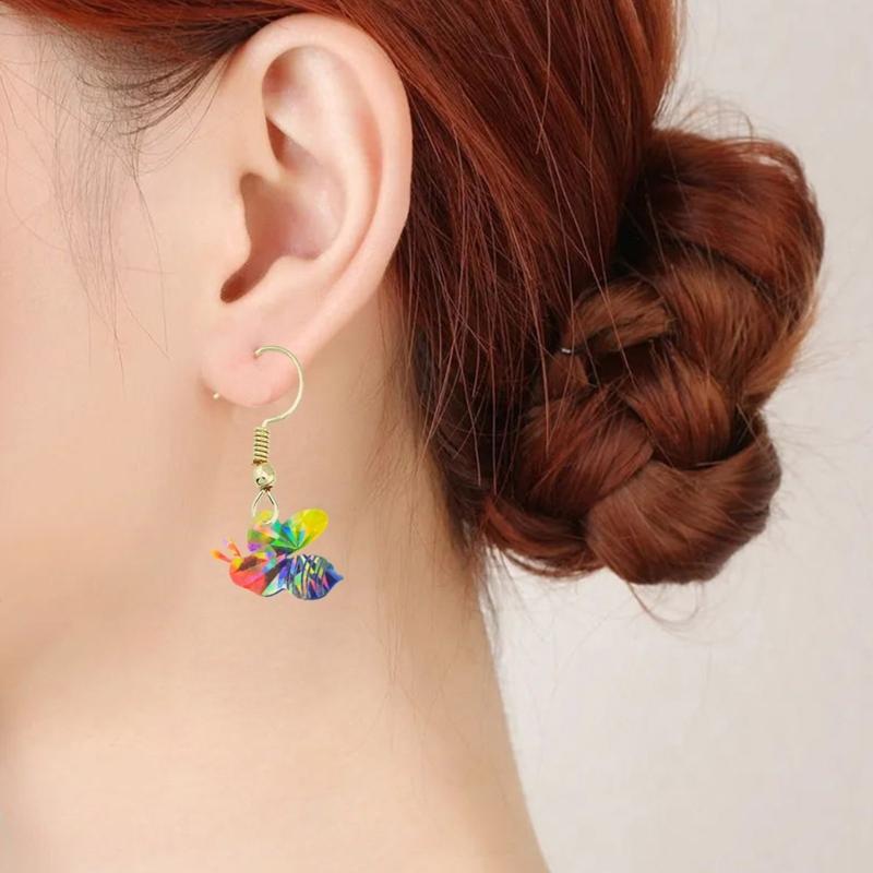 Animal Resin Mold Holographic Cute Bee Silicone Mold Rainbow-Light Effect Keychain Pendant Mold Epoxy Casting Craft