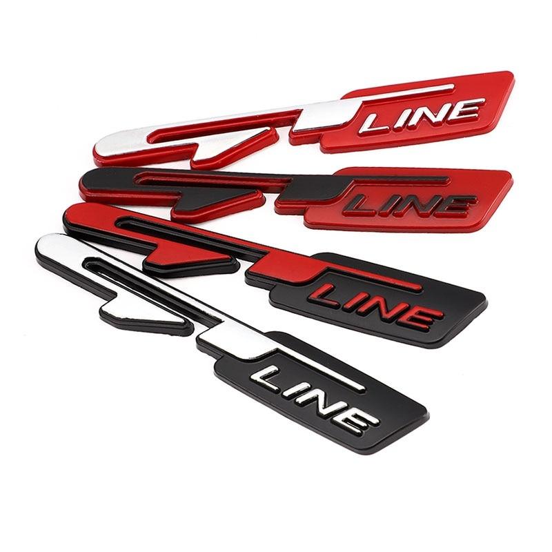 Auto-Abzeichen-Emblem-Aufkleber GT Line Logo Truck Aufkleber für Peu-geot 308 508 3008 5008