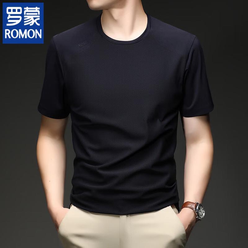 ROMON Men's 2026 Summer Quick-Dry Short Sleeve T-Shirt