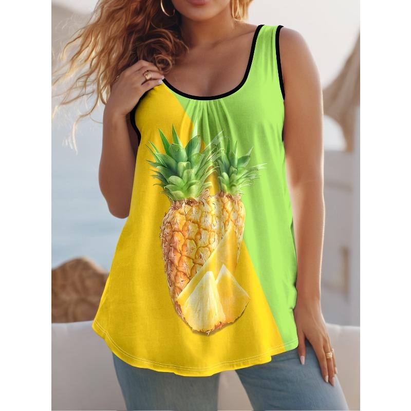 Women's Vest Loose Fashion Print Top Is Simple T-Shirts Women’s