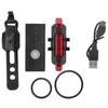 Bicycle Front and Rear Lights USB Rechargeable Super Bright Bike Headlight and Taillight