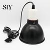 Reptile Lamp Fixture Heat Heat-Resistant Universal Easy Installation Dome Light Deep with Power Cable Cover