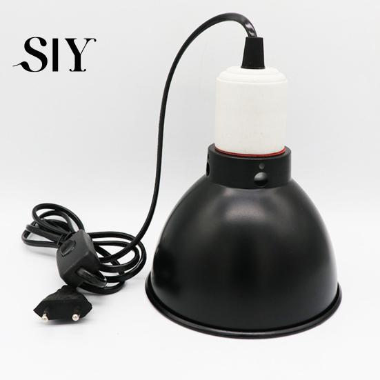 Reptile Lamp Fixture Heat Heat-Resistant Universal Easy Installation Dome Light Deep with Power Cable Cover