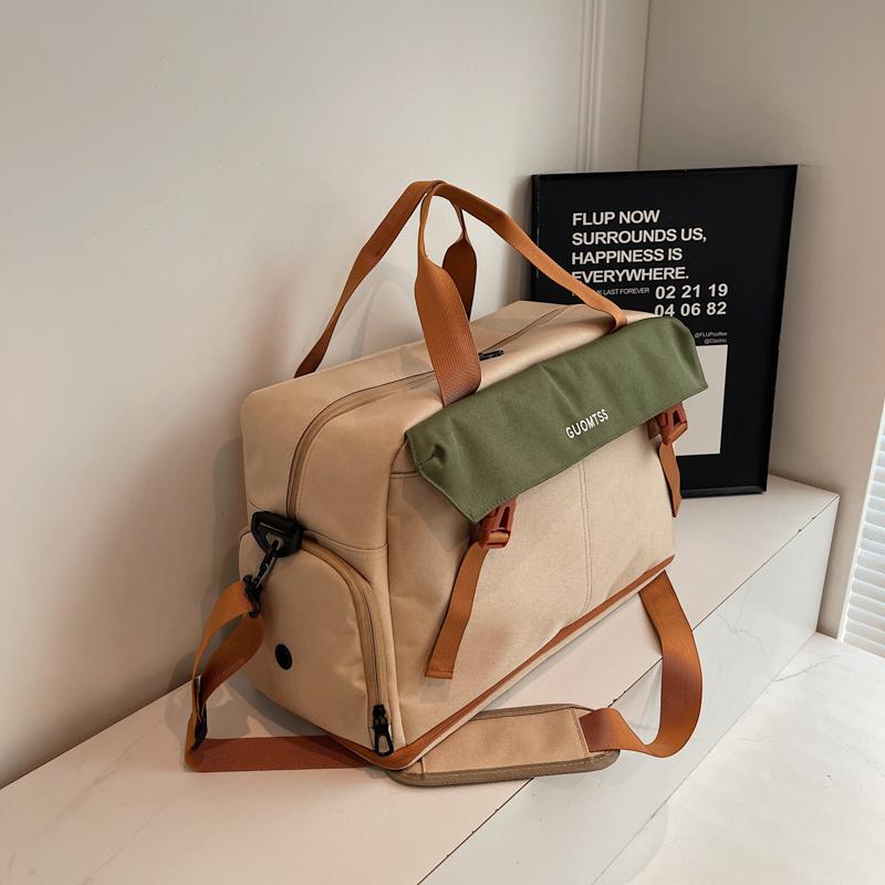 Expanding Dry And Wet Separate Luggage Bag With Shoe Bin Short-distance Travel Bag Travel Lightweight Sports Fitness Bag