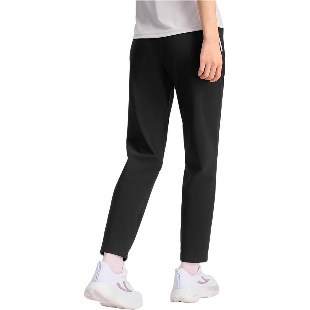 FILA Simple Versatile Basic Knitted Casual Pants Women bottoms Deep-Black A11W511607FBK