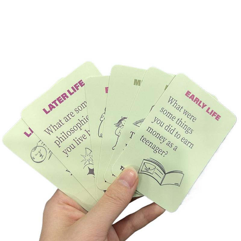 Life Story Interview Kit Cards 150 Cards Curated Questions Make Deep Connections For Families, Parents, Adults, Game Night