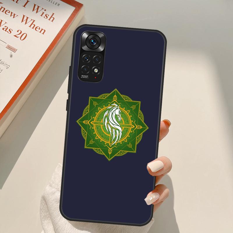 Rider of Rohan Case For Xiaomi Redmi Note 11 10 9 8 Pro Note 11S 10S 9S 8T K50 K40 9A 9C 10A 10C Cover