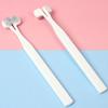 Pet Toothbrush Dog Toothbrush Dog Teeth Cleaning Double Brush for Dogs Oral Care Double Head Dogs Toothbrushes Pet Supplies
