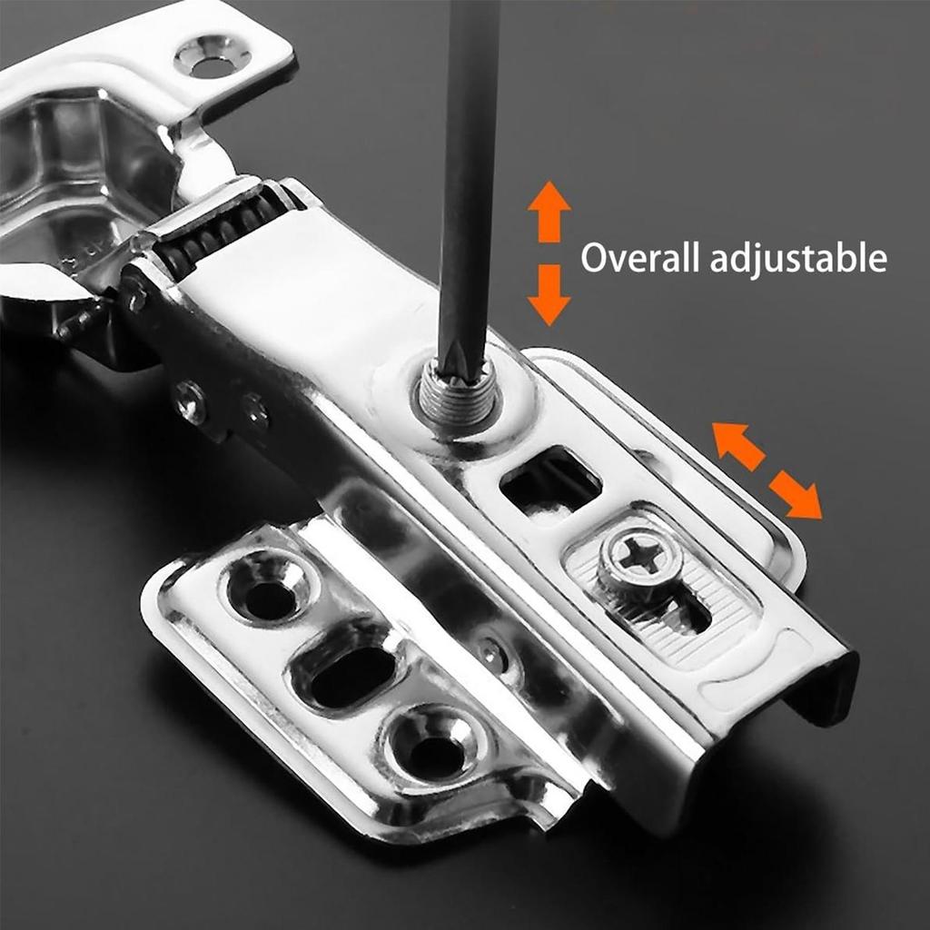 Soft Close Hydraulic Cabinet Hinges Stainless Steel Concealed Hinges Furniture Hardware Cupboard Hinges For Home Apartment