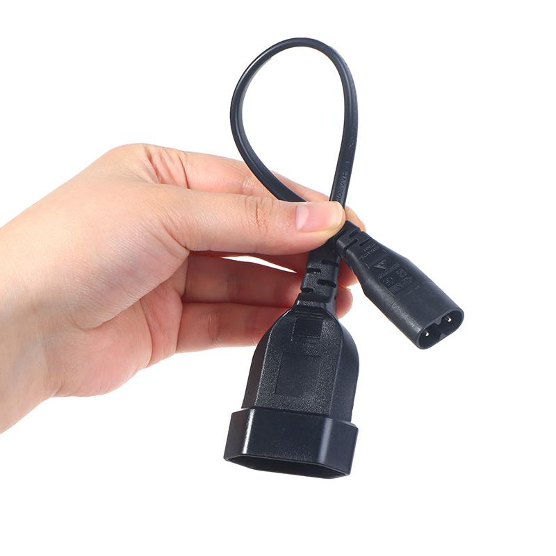 For Pdu Ups 25Cm Iec320 C8 Male To Europe Schoko Cee7/16 Outlet Female Socket Power Extension Cable