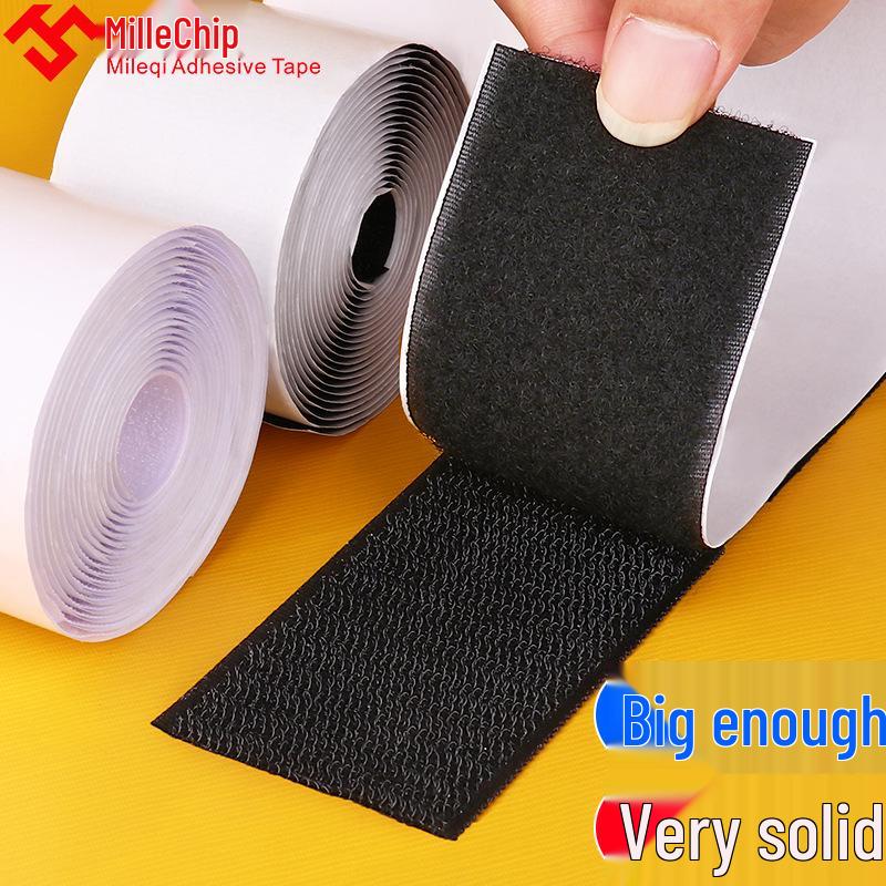 High-Temperature Resistant Eco-Friendly Double-Sided Velcro Hook & Loop Adhesive Sticker for Screens and Curtains