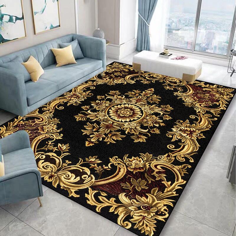 Vintage Persian Large Carpet for Living Room Decoration Carpets High-end Luxury Lounge Bedroom Rugs Non-slip Coffee Tables Mat