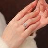 Copper Zircon Adjustable Engagement Rings For Women Wedding Elegant Jewelry Ladies Accessories Gifts R390